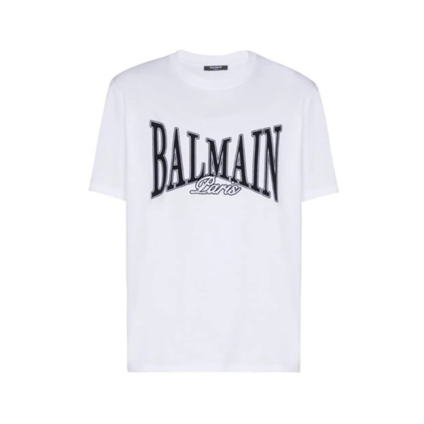 ✨발망 남성 라운드 반팔티 - Balmain Mens Round Tshirt - bac13961x