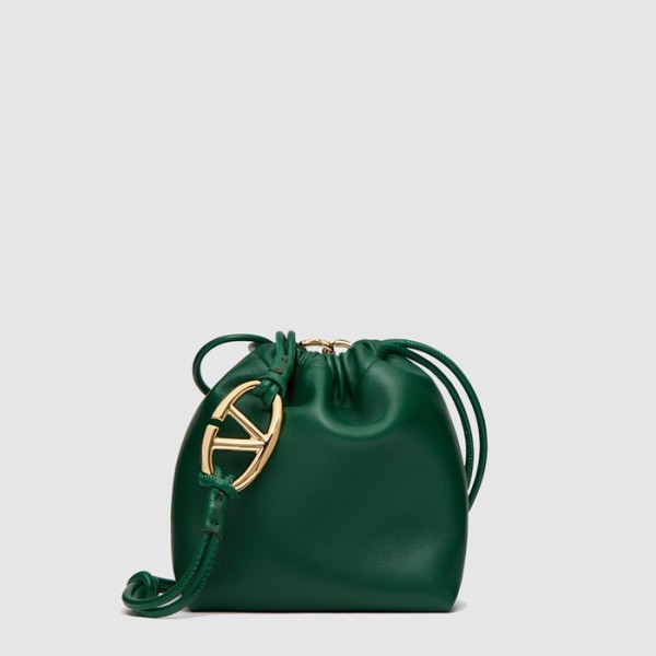 ✨발렌티노 여성 브이로고 푸프 미니 버킷 백 - Valentino Womens V-Logo Pouf Mini Bucket Bag - vab14828x