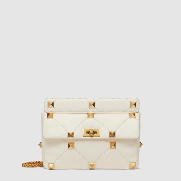 ✨발렌티노 여성 라지 로만 스터드 체인 숄더 백 - Valentino Womens Large Roman Studded Chain Shoulder Bag - vab14836x