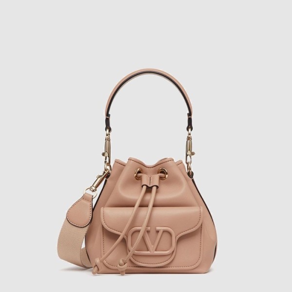 ✨발렌티노 여성 로코 가죽 버킷백 - Valentino Womens Rocco Leather Bucket Bag - vab14859x