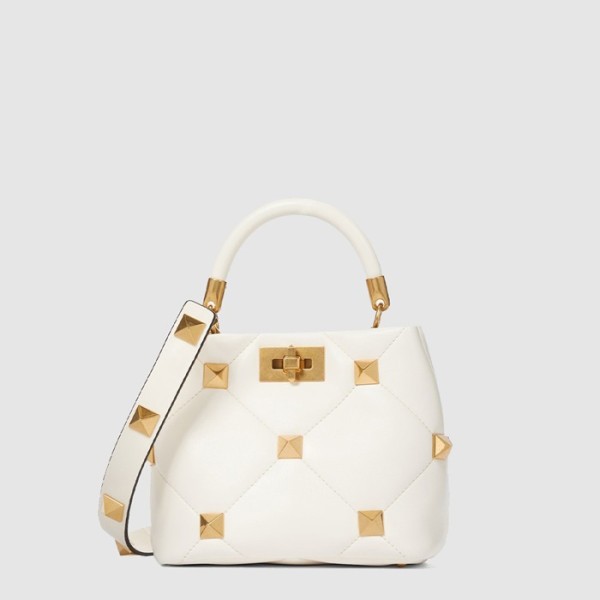 ✨발렌티노 여성 로만 스터드 스몰 토트백 - Valentino Womens Roman Studded Small Tote Bag - vab14981x
