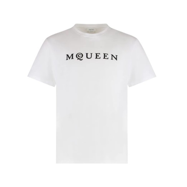 ✨알렉산더 맥퀸 남성 크루넥 반팔티 - Alexander McQueen Mens Round Tshirt - alc14088x