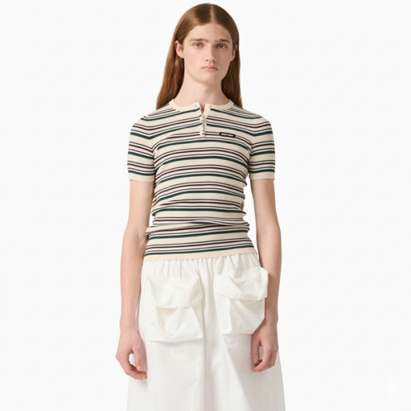 ✨미우미우 여성 라운드 티셔츠 - Miumiu Womens Round Tshirt - mic14177x